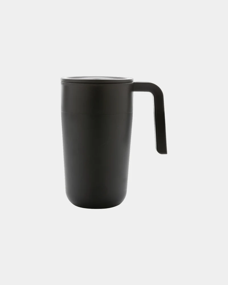 Taza acero inoxidable PP reciclado GRS para personalizar