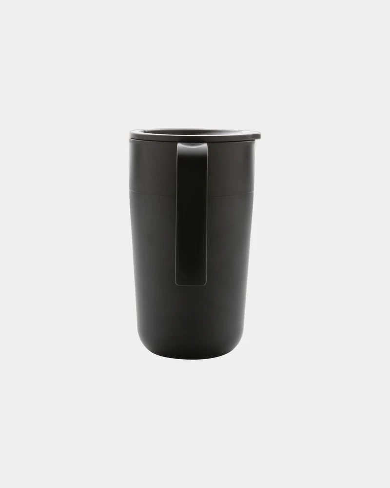 Taza acero inoxidable PP reciclado GRS para personalizar