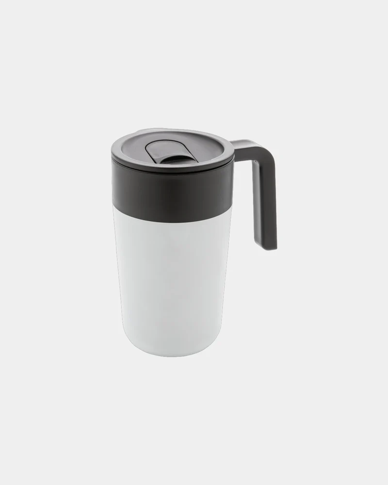 Taza acero inoxidable PP reciclado GRS para personalizar