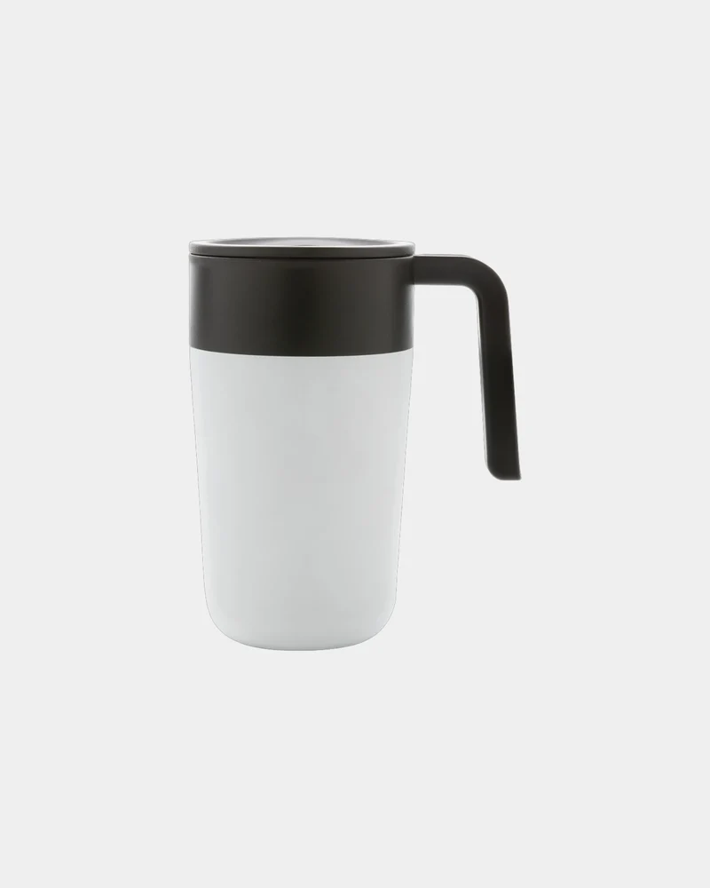 Taza acero inoxidable PP reciclado GRS para personalizar