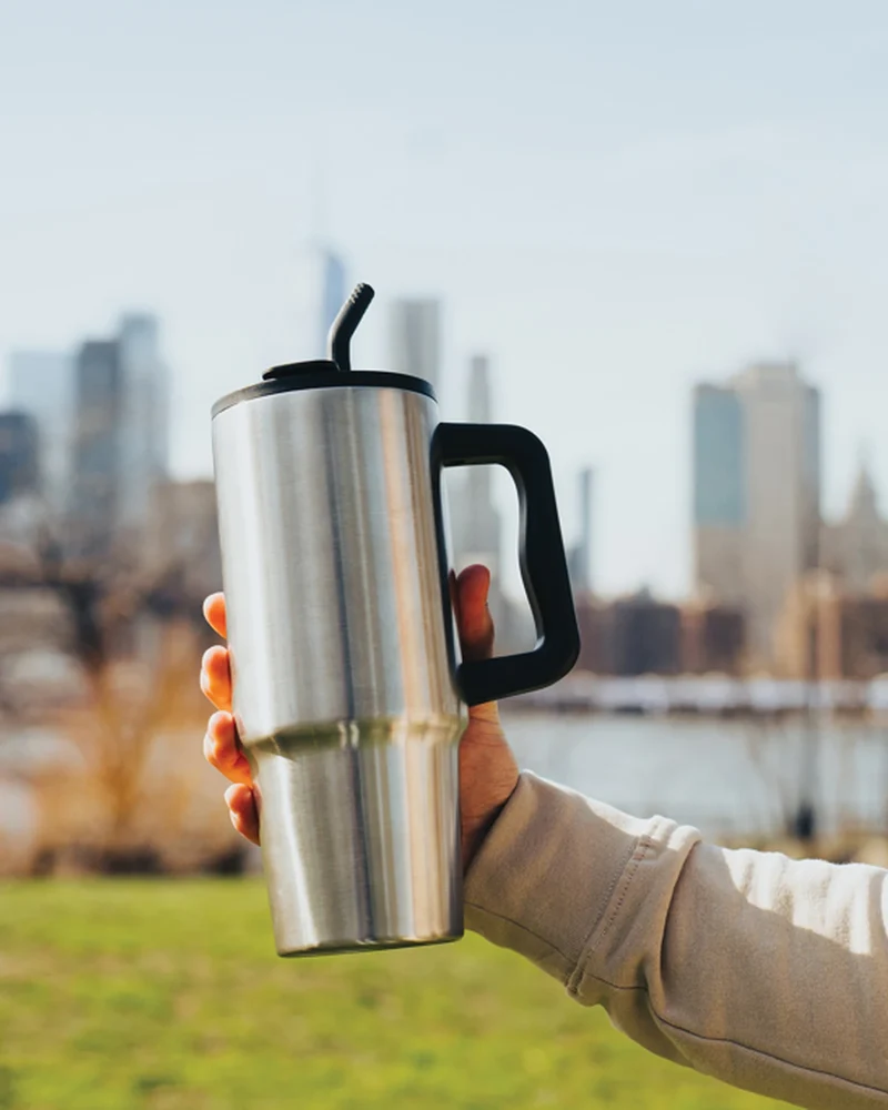Mug térmico acero reciclado 900ml para personalizar
