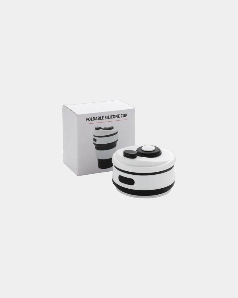 Mug plegable de silicona 350ml para personalizar