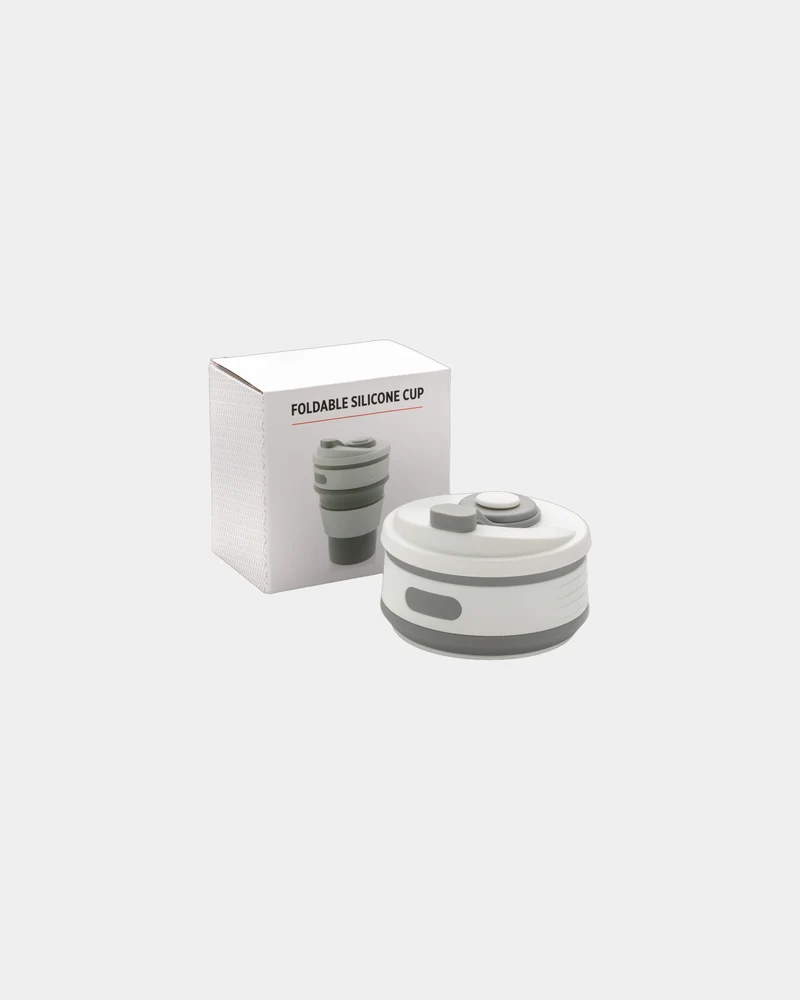 Mug plegable de silicona 350ml para personalizar