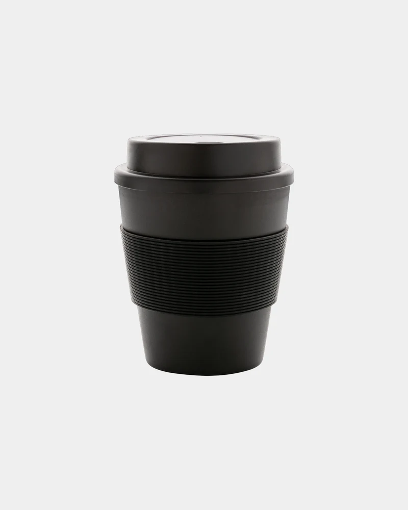 Mug PP reciclable 350ml con tapa para personalizar