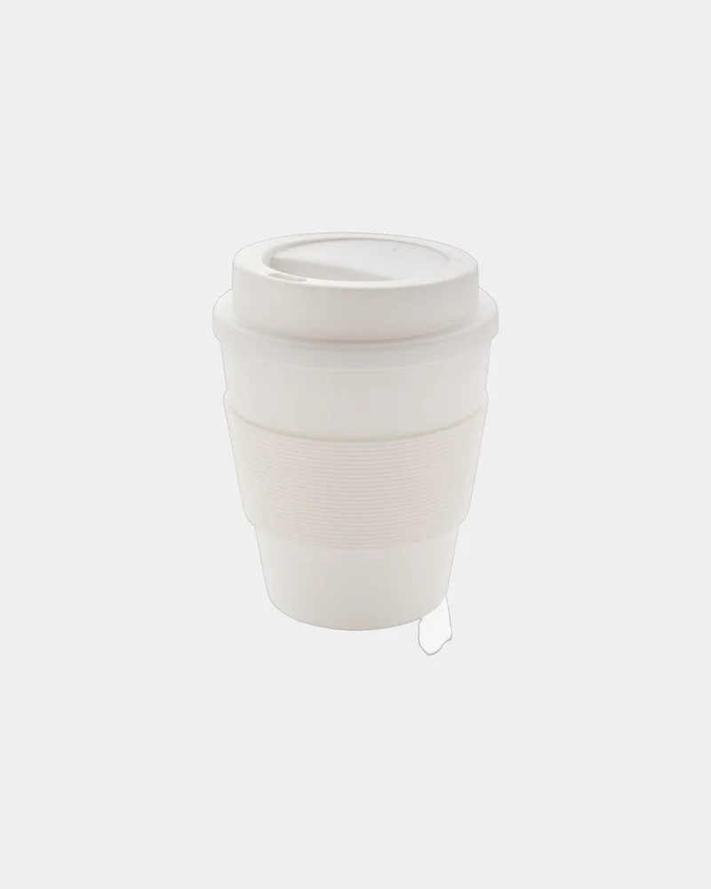 Mug PP reciclable 350ml con tapa para personalizar