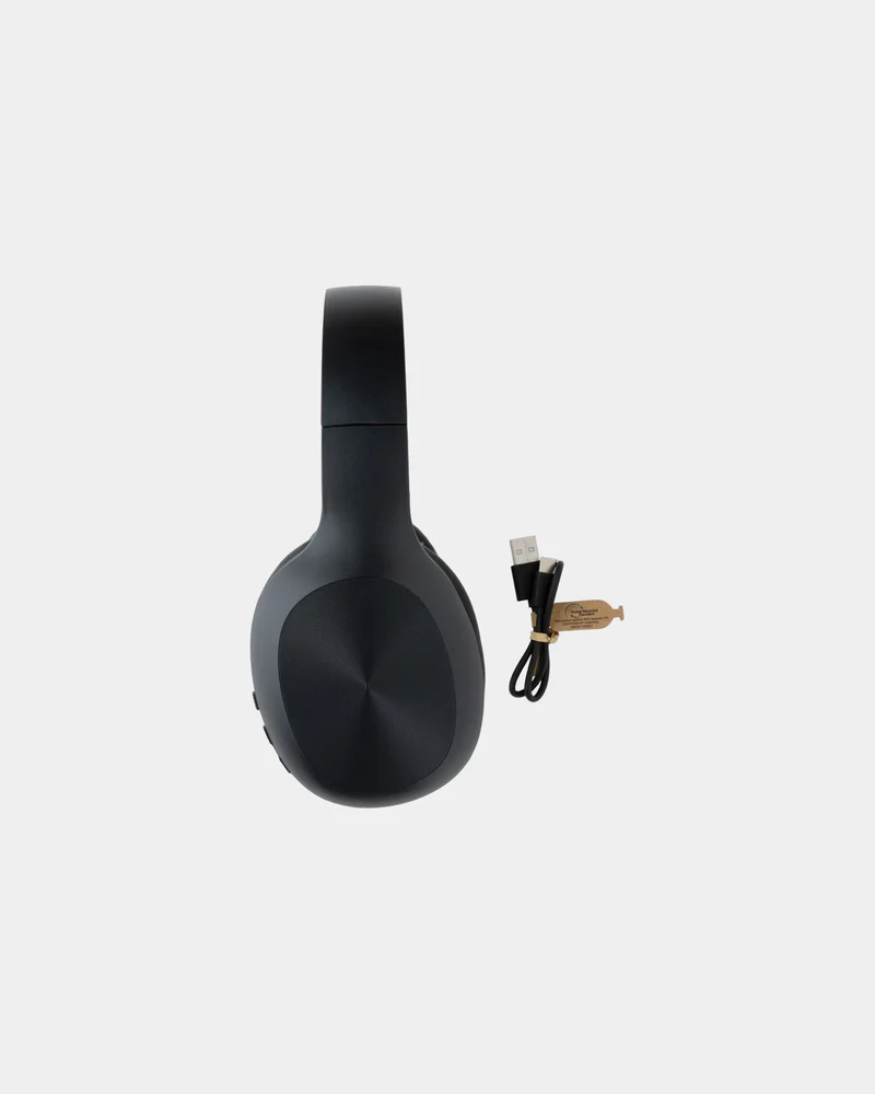 Auriculares de diadema plástico reciclado para personalizar