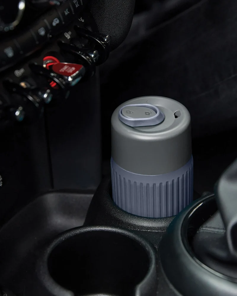 Vaso de viaje vidrio Black + Blum 340ml para personalizar
