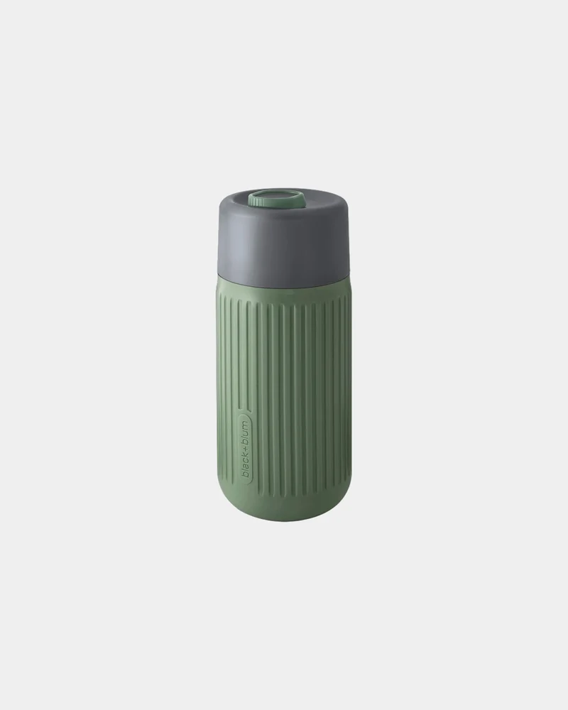 Vaso de viaje vidrio Black + Blum 340ml para personalizar