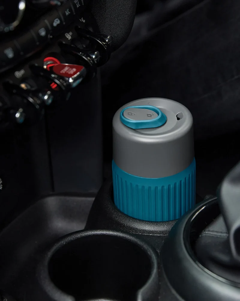 Vaso de viaje vidrio Black + Blum 340ml para personalizar