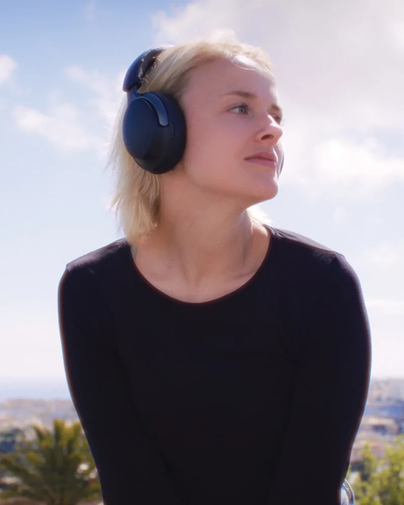 Auriculares de diadema ANC reciclado para personalizar