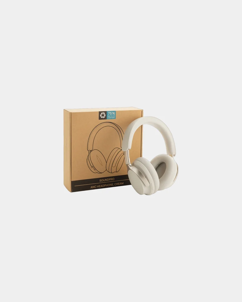 Auriculares de diadema ANC reciclado para personalizar