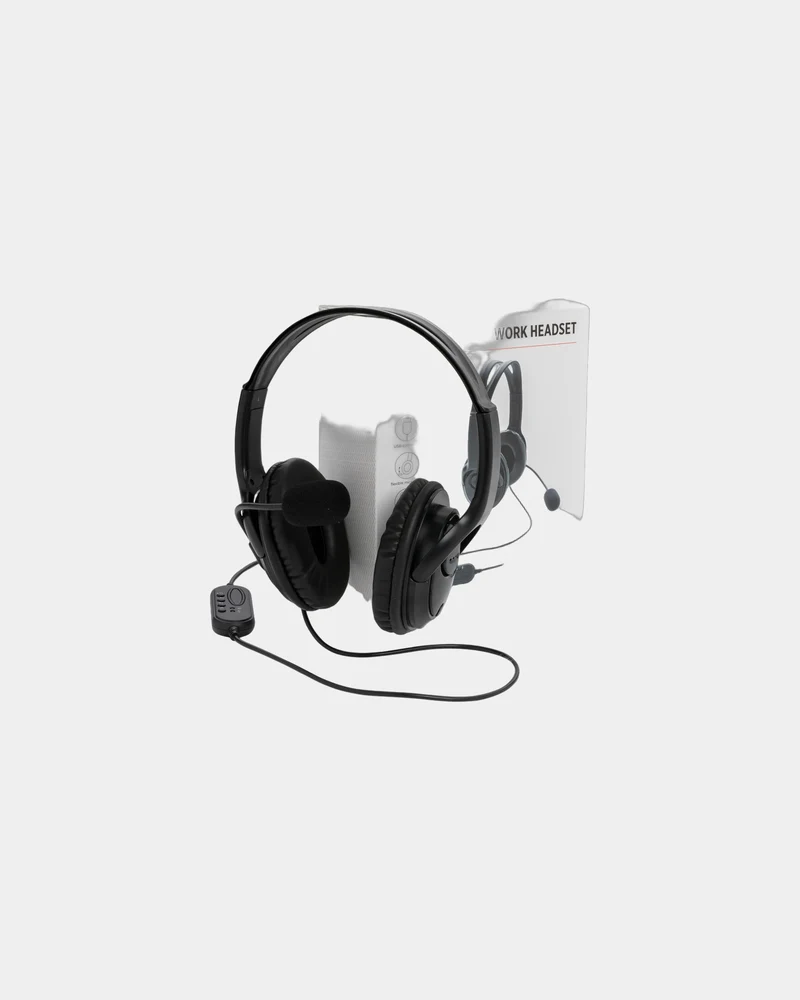 Auriculares de diadema ABS con cable USB para personalizar
