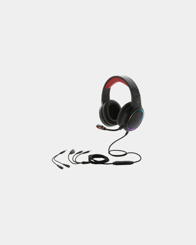 Auriculares de diadema gaming RGB para personalizar