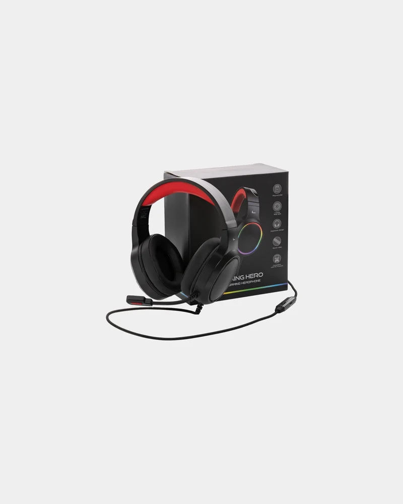 Auriculares de diadema gaming RGB para personalizar