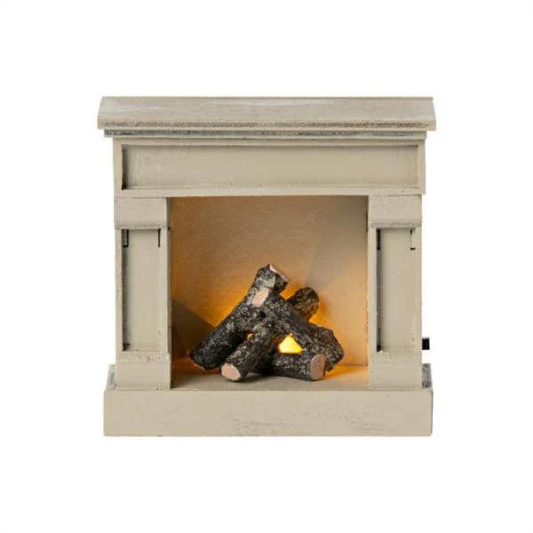 Chimenea En Miniatura Blanco Roto Ratones Maileg