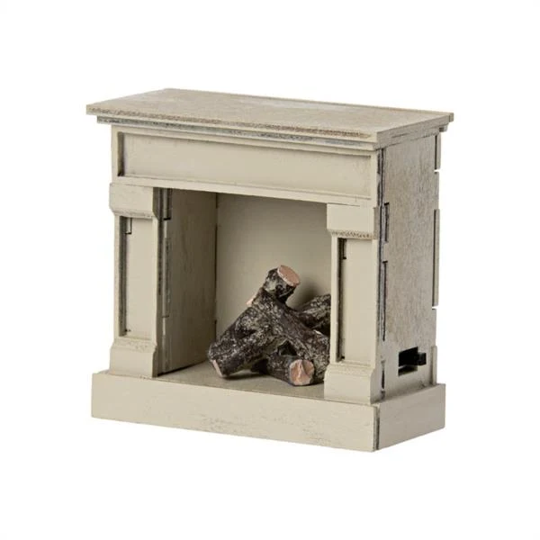 Chimenea En Miniatura Blanco Roto Ratones Maileg