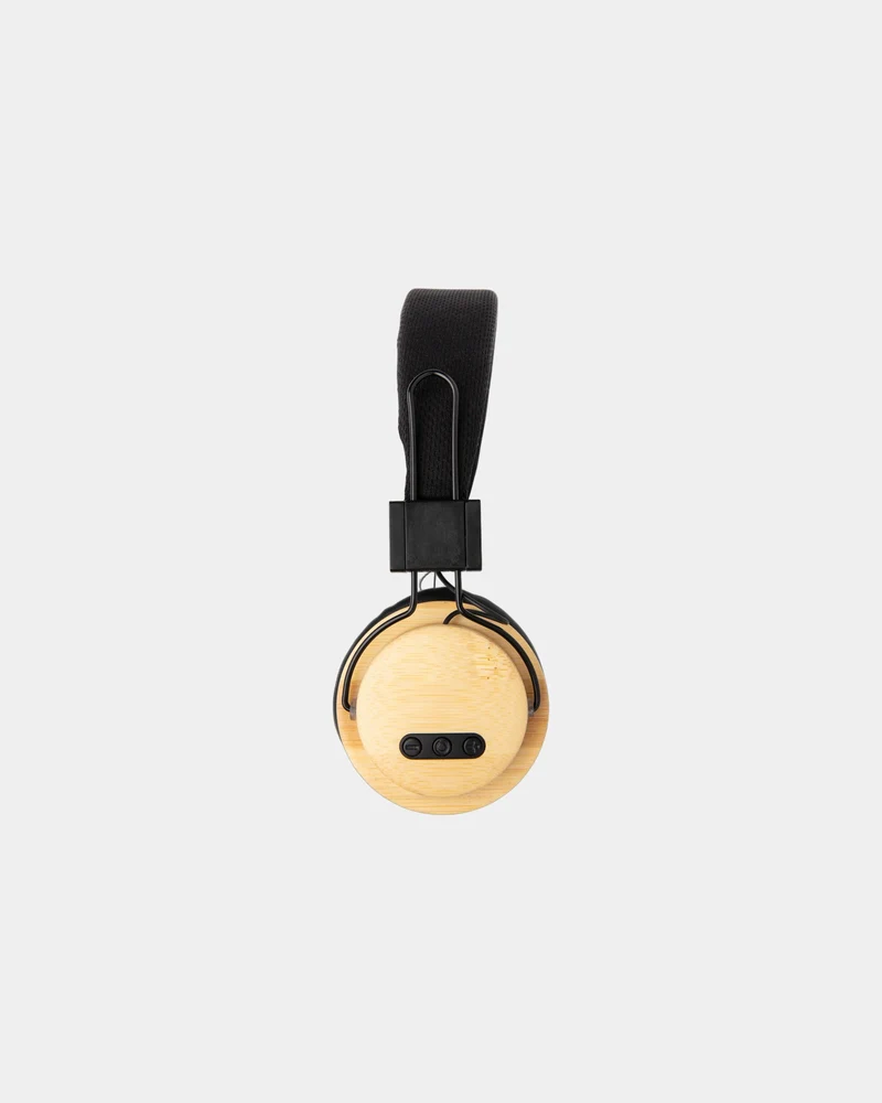Auriculares de diadema bambú BT 5.0 para personalizar