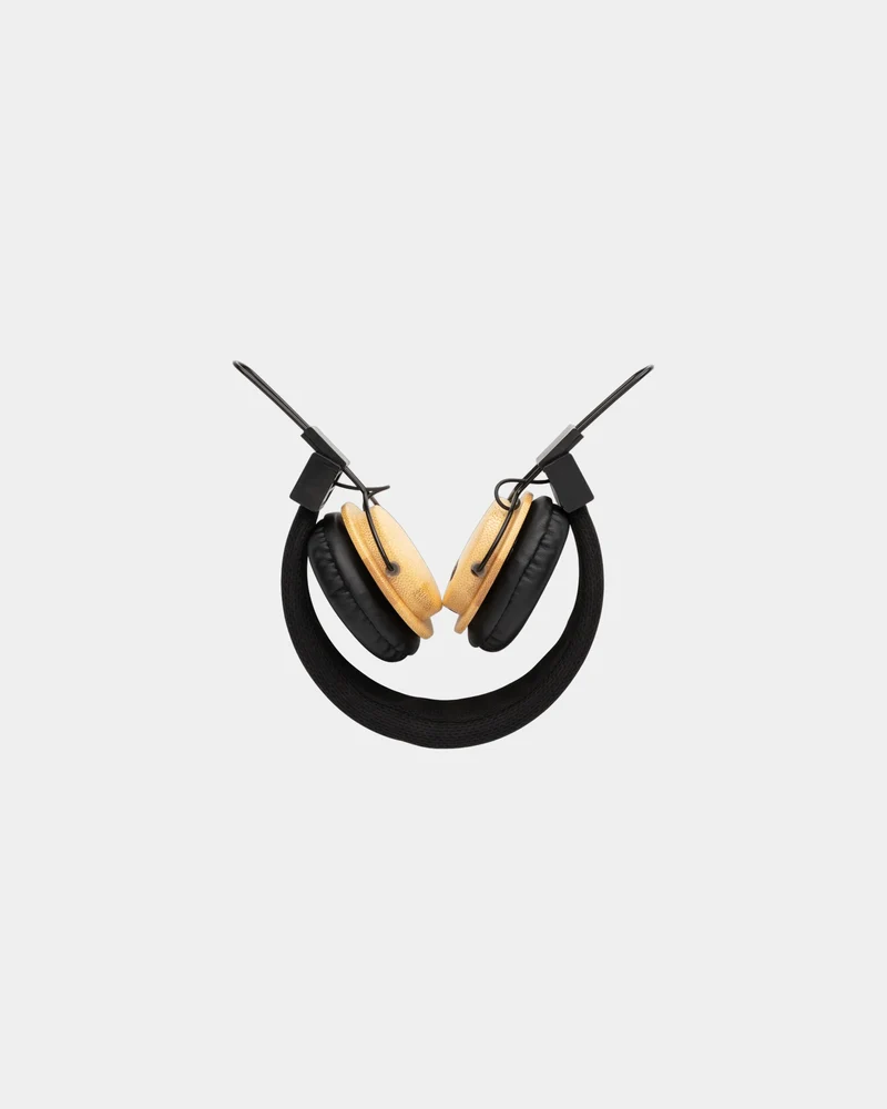 Auriculares de diadema bambú BT 5.0 para personalizar