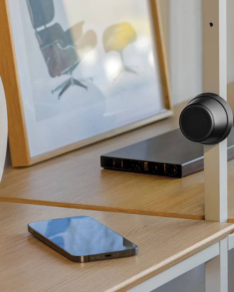 Altavoz magnético aluminio reciclado 5W para personalizar