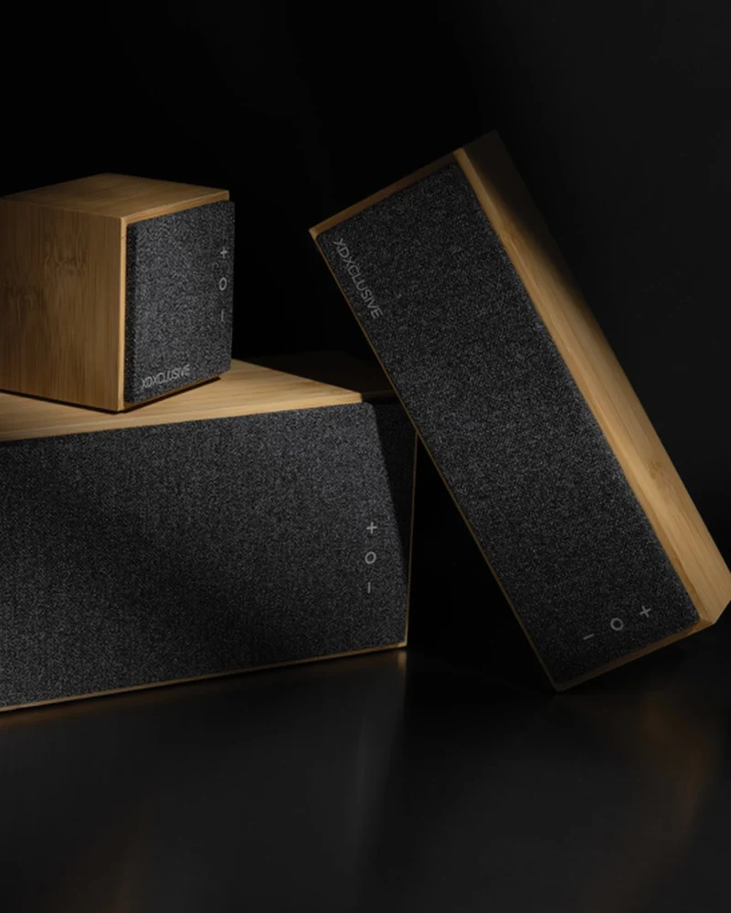 Altavoz de bambú FSC 10W Wynn para personalizar