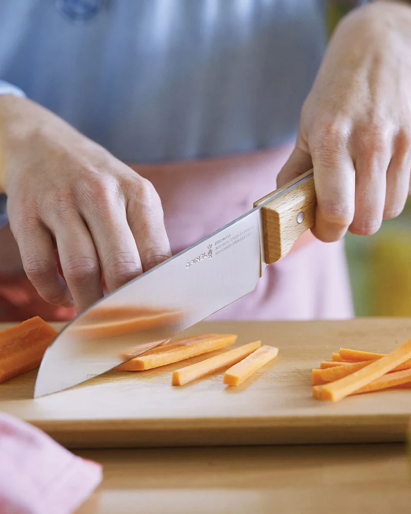 Cuchillo Santoku Opinel N°119 acero para personalizar