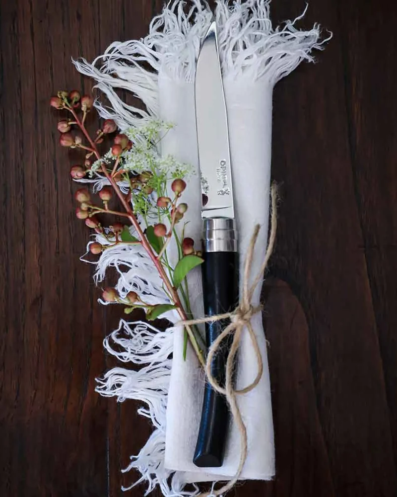 Set de cuchillos Opinel Ébano para personalizar