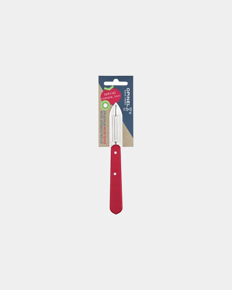 Pelador dentado Opinel acero inoxidable para personalizar