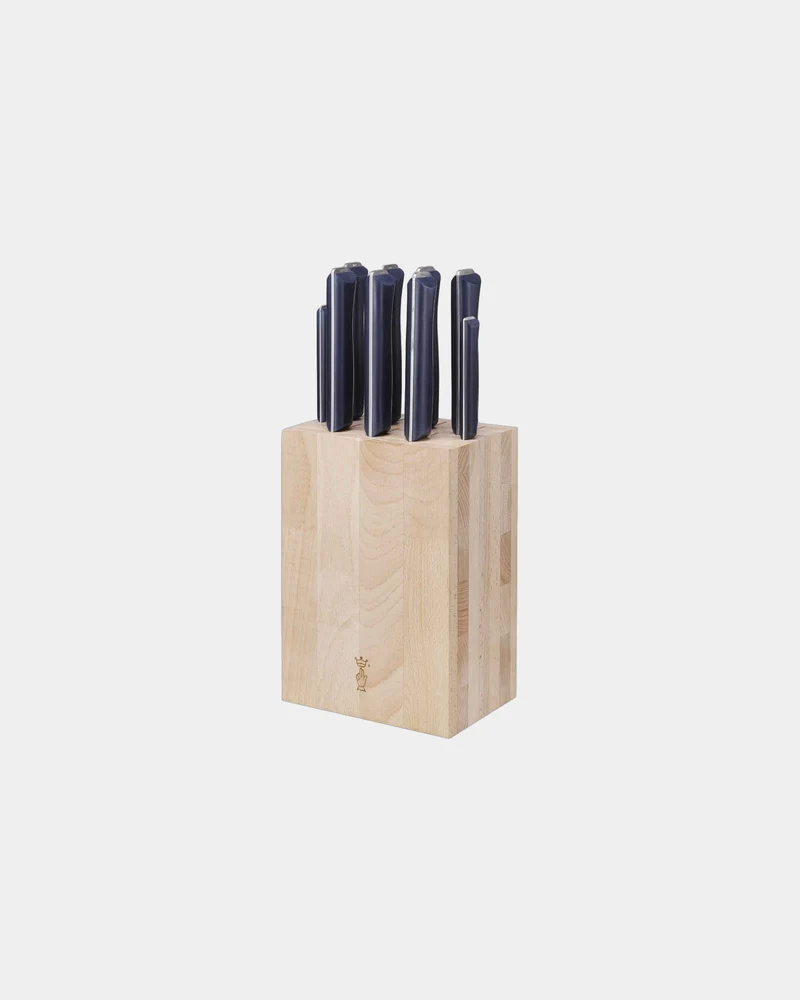 Bloque de madera Opinel 9 cuchillos para personalizar