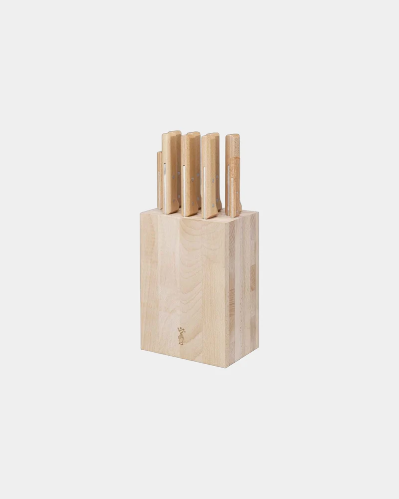 Bloque de madera Opinel 9 cuchillos para personalizar