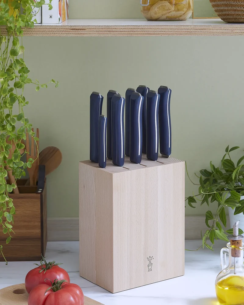 Bloque de madera Opinel 9 cuchillos para personalizar