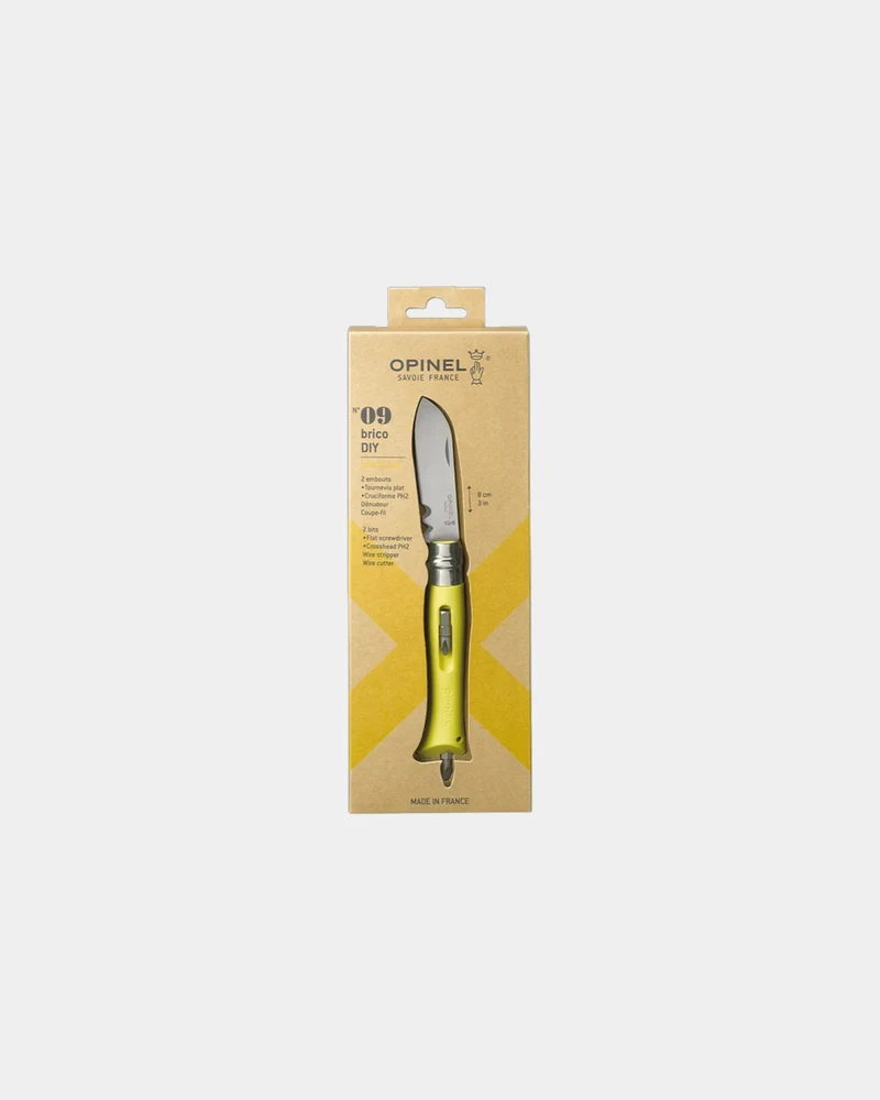 Cuchillo herramienta acero Opinel N°09 para personalizar