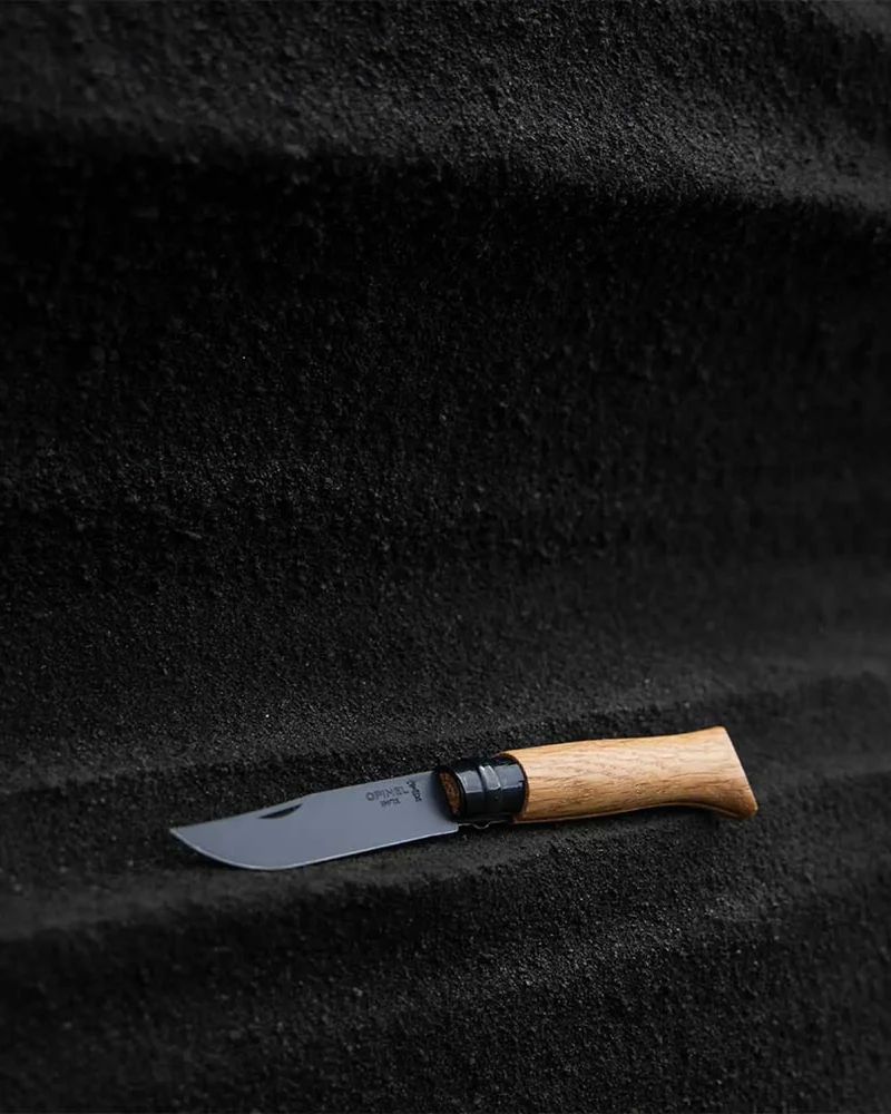 Cuchillo Opinel N°08 Roble Negro para personalizar