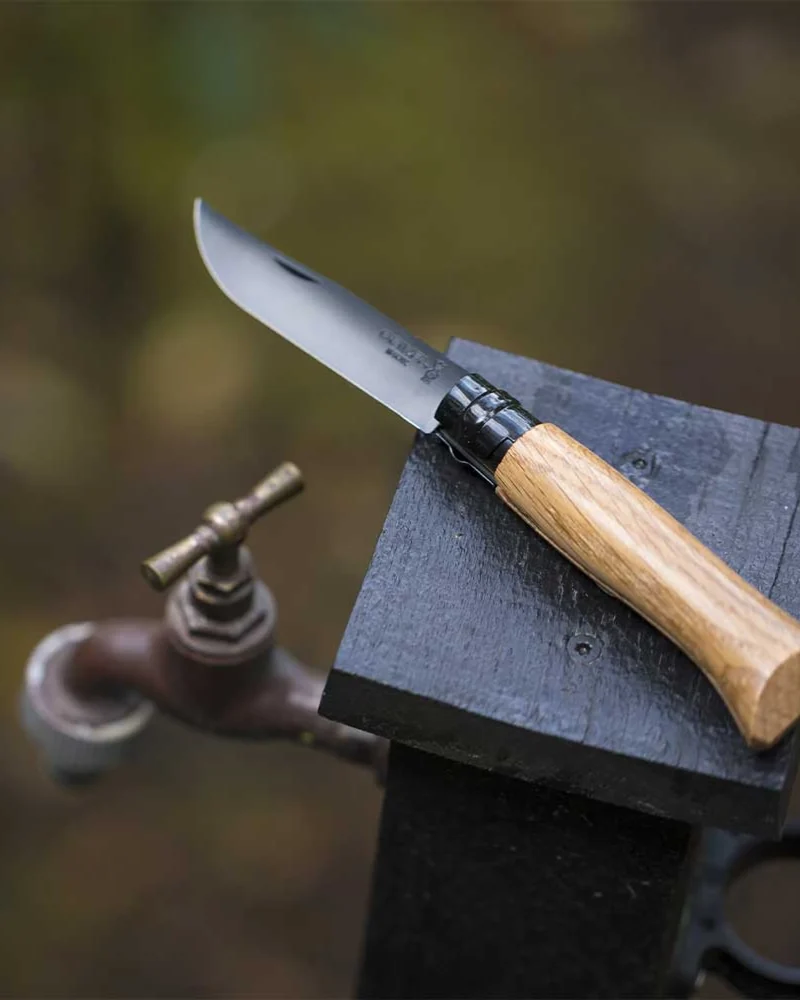 Cuchillo Opinel N°08 Roble Negro para personalizar