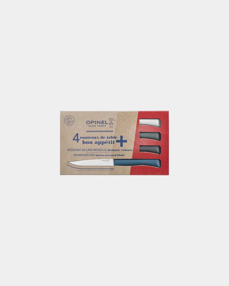 Set de 4 cuchillos Opinel Bon Appétit para personalizar