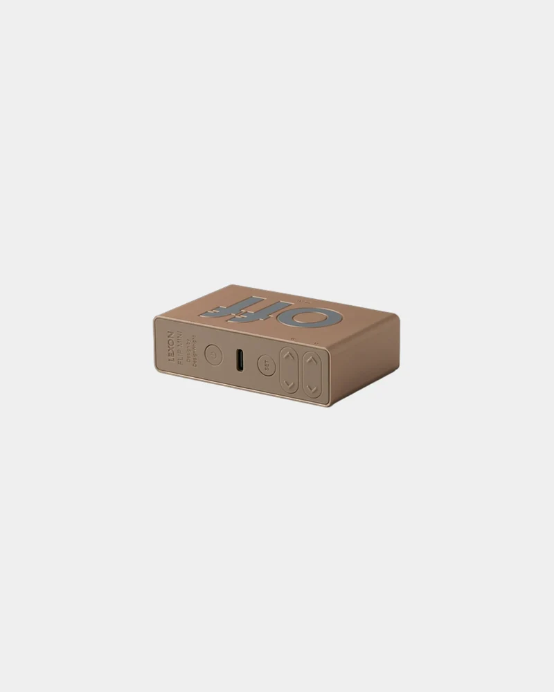 Despertador reversible Lexon Flip Mini para personalizar