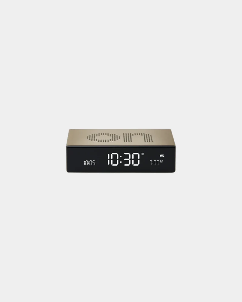 Reloj despertador Lexon Flip Premium para personalizar