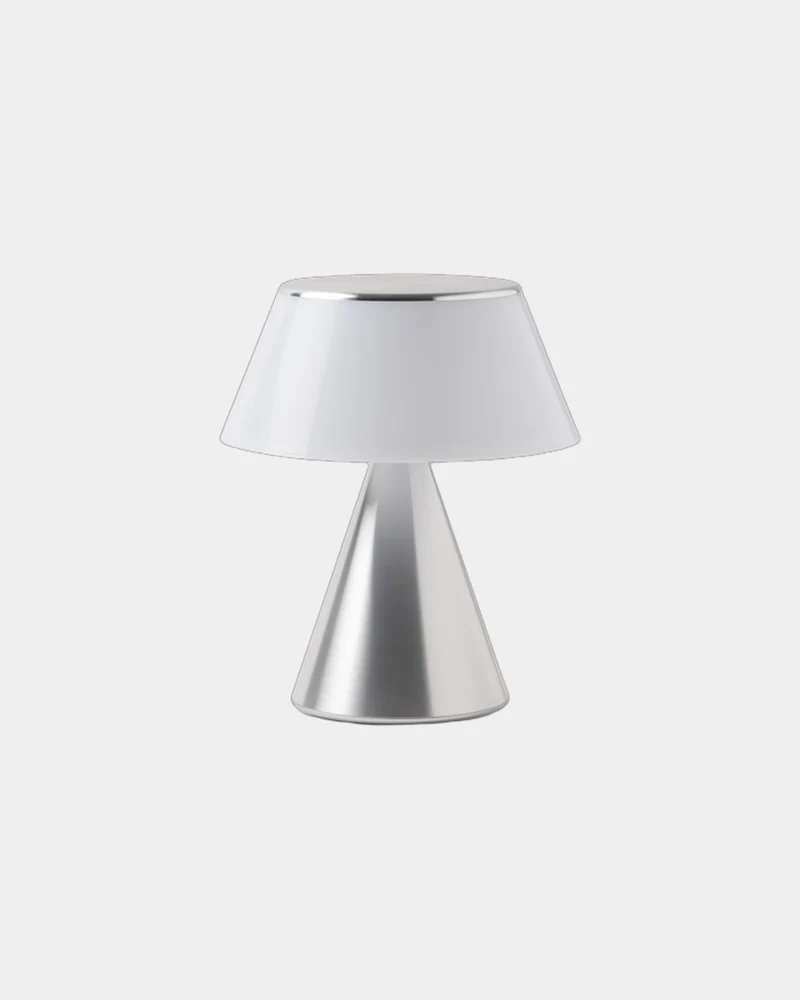 Lámpara LED aluminio Lexon Luma L para personalizar
