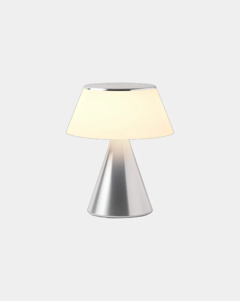 Lámpara LED aluminio Lexon Luma L para personalizar