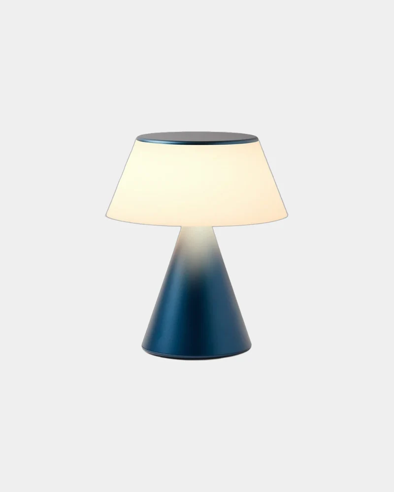 Lámpara LED aluminio Lexon Luma L para personalizar