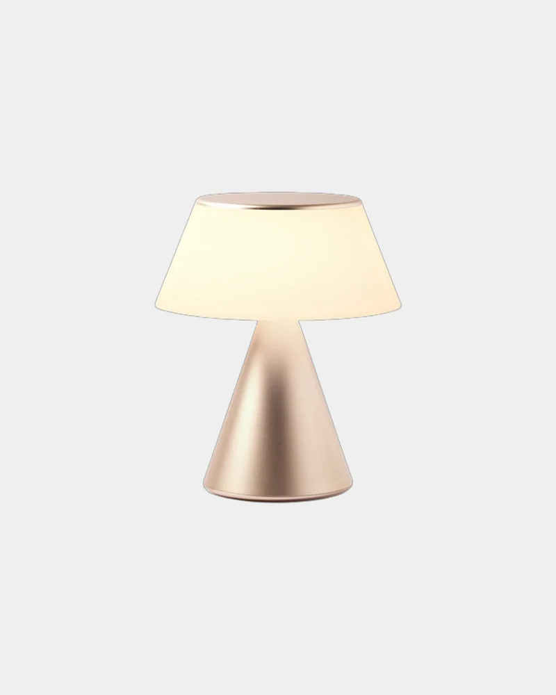 Lámpara LED aluminio Lexon Luma L para personalizar