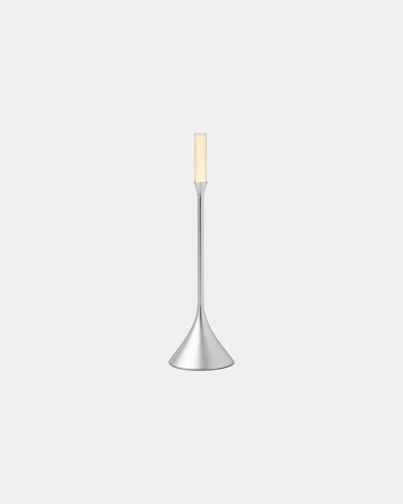 Vela LED aluminio Lexon Steli Candle para personalizar