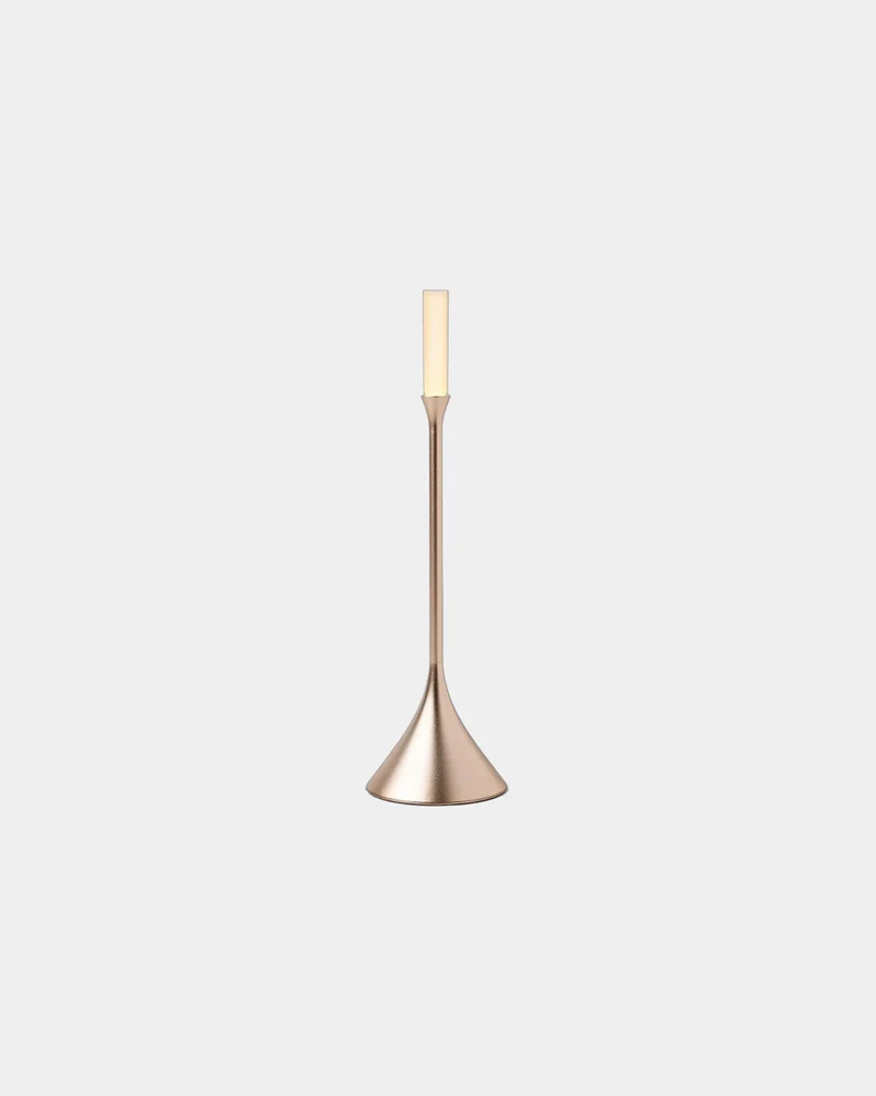 Vela LED aluminio Lexon Steli Candle para personalizar