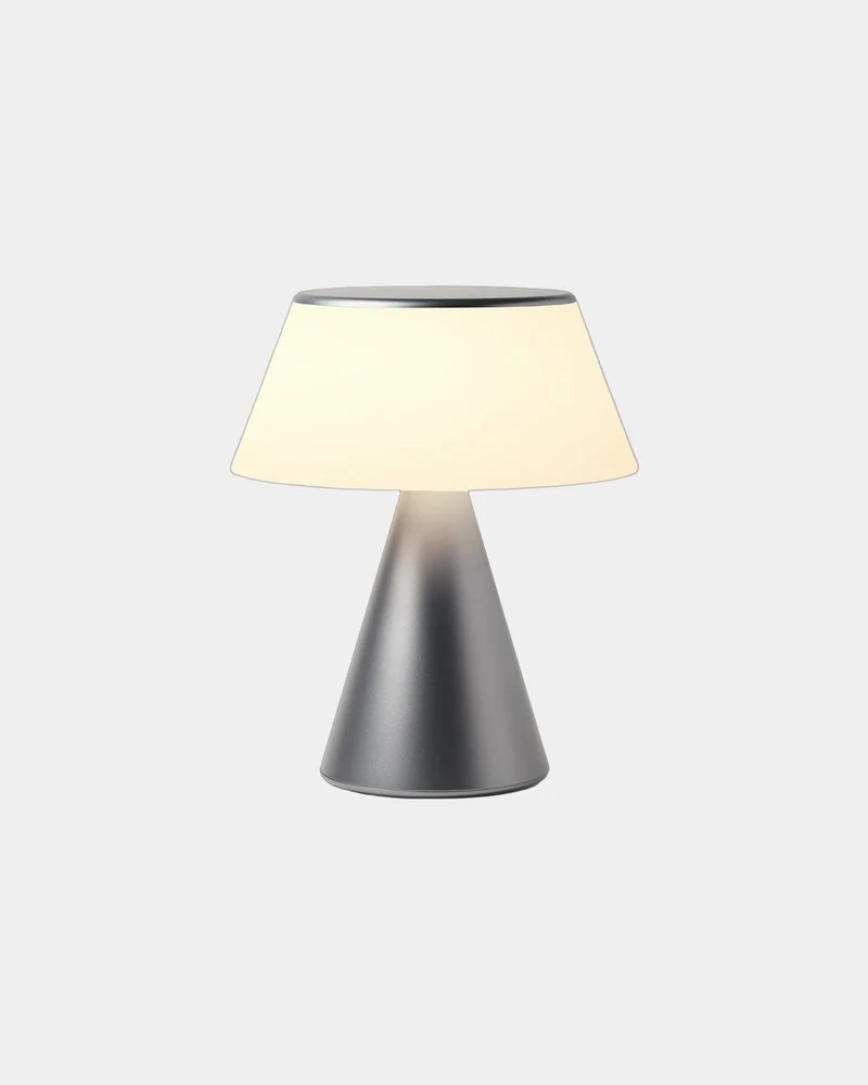 Lámpara LED aluminio Lexon Luma XL para personalizar