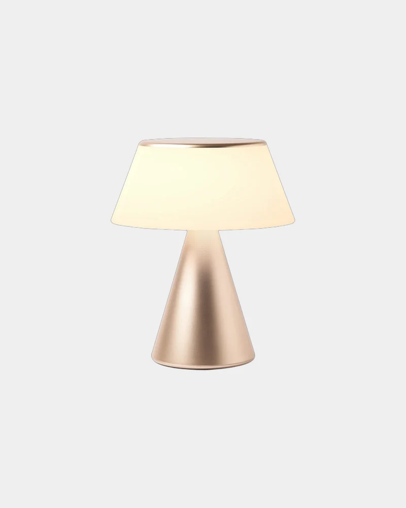 Lámpara LED aluminio Lexon Luma XL para personalizar
