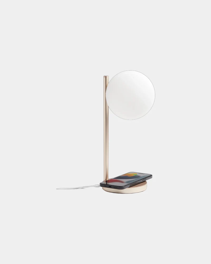 Lámpara Lexon Bubble Lamp con cargador Qi para personalizar
