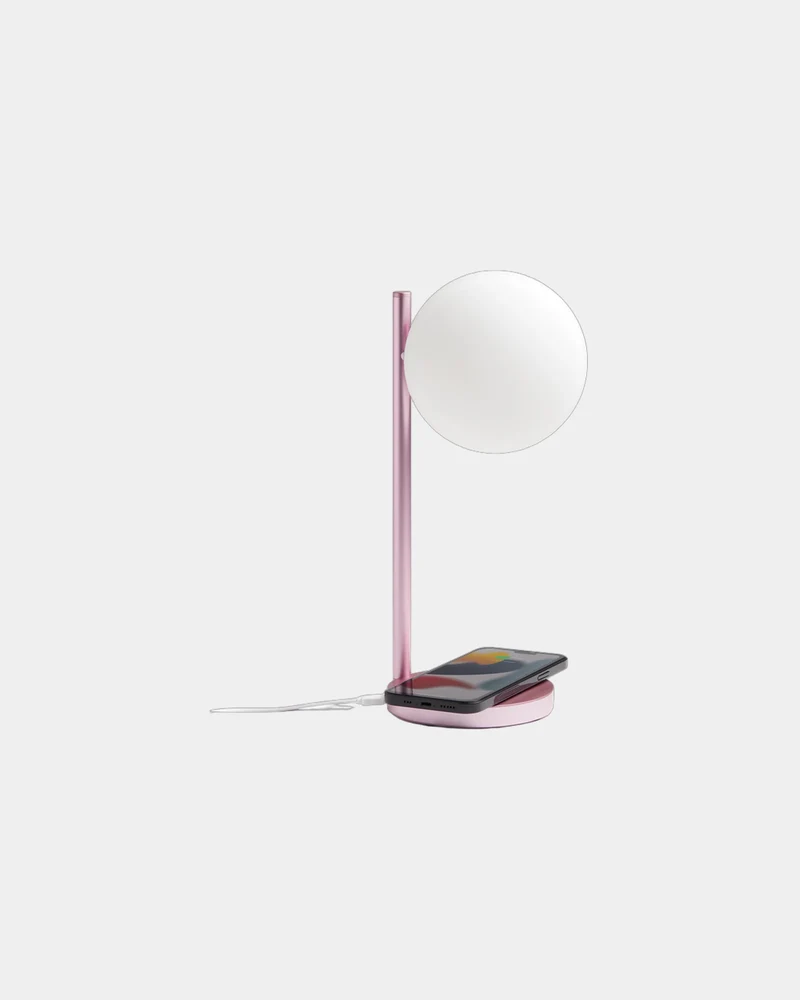 Lámpara Lexon Bubble Lamp con cargador Qi para personalizar