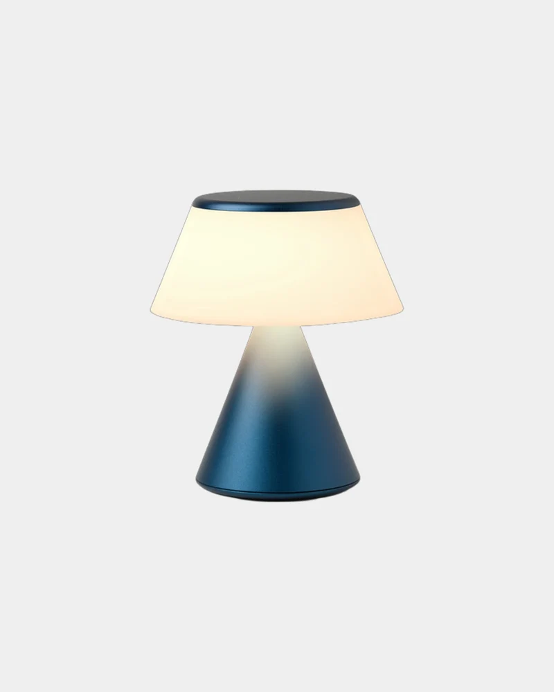 Lámpara LED táctil Lexon Luma S para personalizar