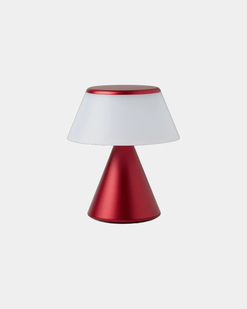 Lámpara LED táctil Lexon Luma S para personalizar