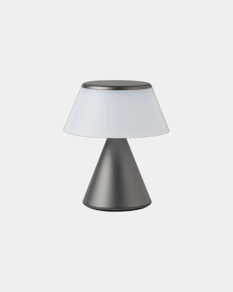 Lámpara LED táctil Lexon Luma S para personalizar