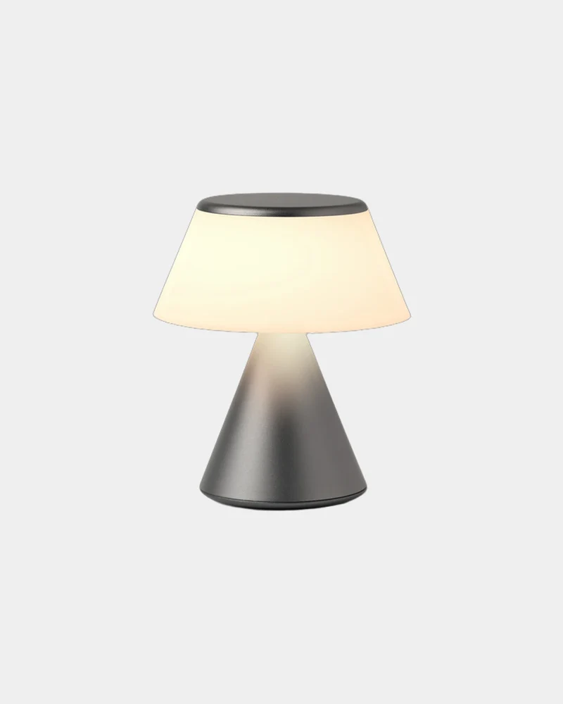 Lámpara LED táctil Lexon Luma S para personalizar